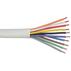 LK-FLEX-005/CCA Cablu alarma neecranat cu 10 fire. Grosime: 0,22mm. Bobina: 100m