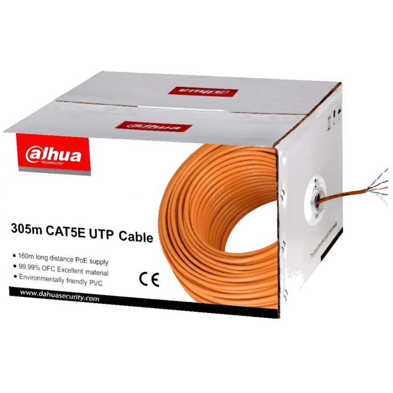 Dahua DH-PFM920I-5EU-U Cablu UTP Dahua. Bobina: 305m