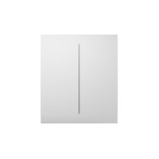 Ajax CenterButton (2-gang) [55] White Buton central pentru comutator cu două chei