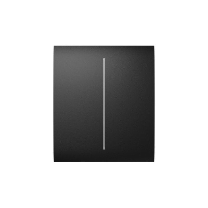 Ajax CenterButton (2-gang) [55] Black Buton central pentru comutator cu două chei