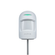 Ajax CombiProtect Fibra White Detector de mișcare și rupere de sticlă cu fir