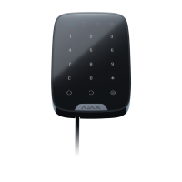 Ajax Keypad Fibra Проводная клавиатура (black)