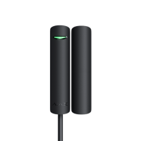 Ajax DoorProtect Plus Fibra Black Senzor de deschidere cu șoc și înclinare cu fir