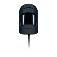 Ajax MotionProtect Fibra Проводной датчик движения (black)