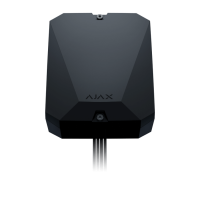 Ajax MultiTransmitter Fibra Modul pentru conectarea detectoarelor de alarmă cu fir la Ajax (black)