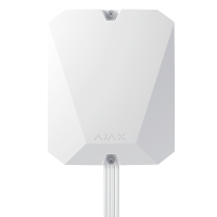 Ajax MultiTransmitter Fibra Modul pentru conectarea detectoarelor de alarmă cu fir la Ajax (white)