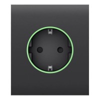 Ajax CenterCover (smart) [type F] [55] ASP Graphite Panoul central și capacul prizei