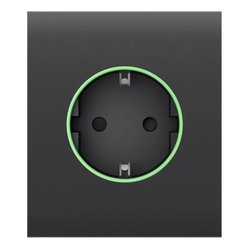 Ajax CenterCover (smart) [type F] [55] ASP Graphite Panoul central și capacul prizei