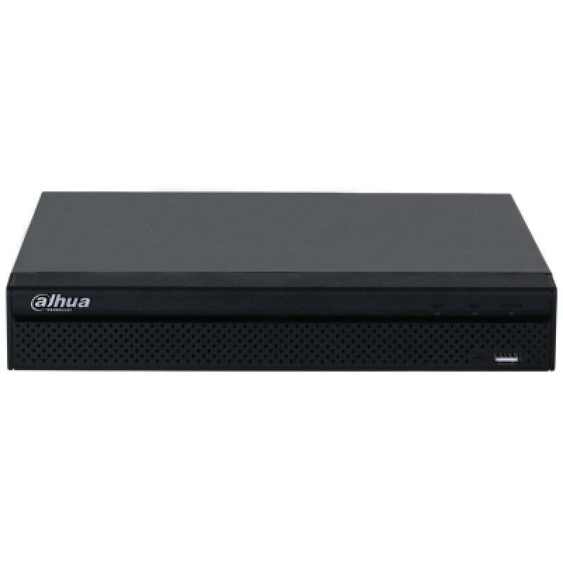 Dahua DHI-NVR2108HS-8P-I Videoregistrator cu 8 canale PoE, suportând rezoluție până la 8 MP.