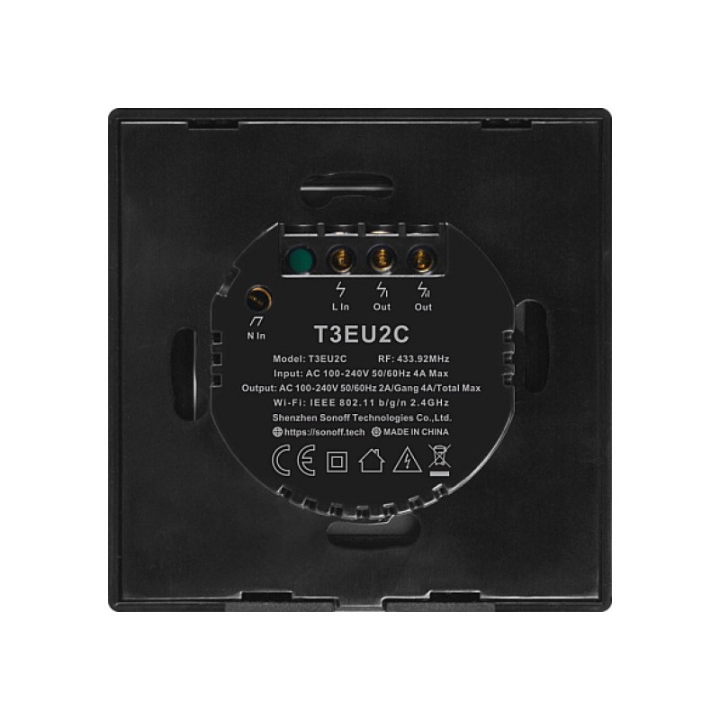 Sonoff T3EU2C Împulsator tactil