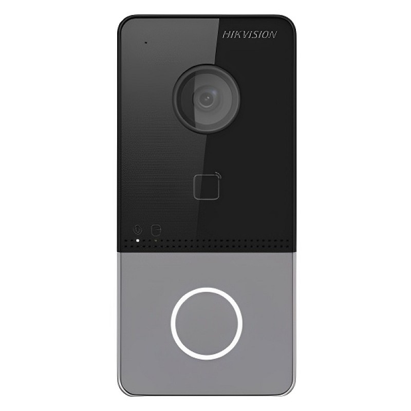 Pachet videointerfon Hikvision DS-KH6350-WTE1 + DS-KV6113-PE1 + PoE + microSD 32GB
