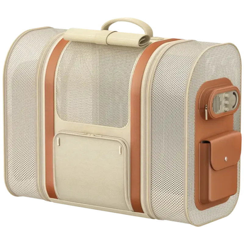 Transport pentru animale de companie, bej