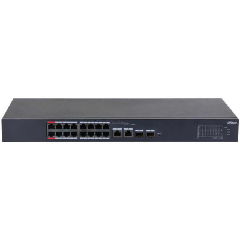 Dahua DH-CS4218-16ET-135 Switch cu 16 canale și PoE