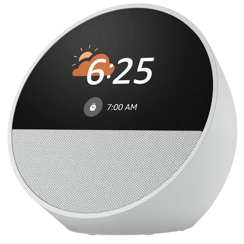 Amazon Echo Spot, Glacier White Boxe inteligente