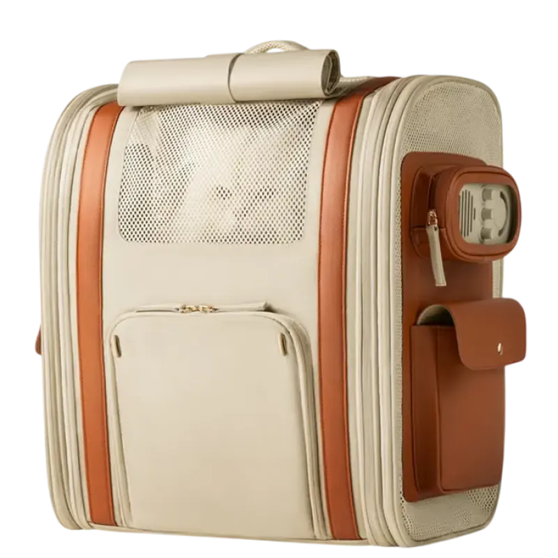 Transport pentru animale de companie, bej