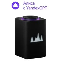 Yandex Station Max YNDX-00053, YandexGPT, Умная колонка Zigbee, (Чёрный)