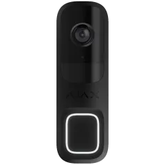Ajax Doorbell (8EU) ASP Black Apel video cu senzor AI și IR încorporat
