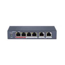 HiWatch DS-S604P Switch PoE de birou
