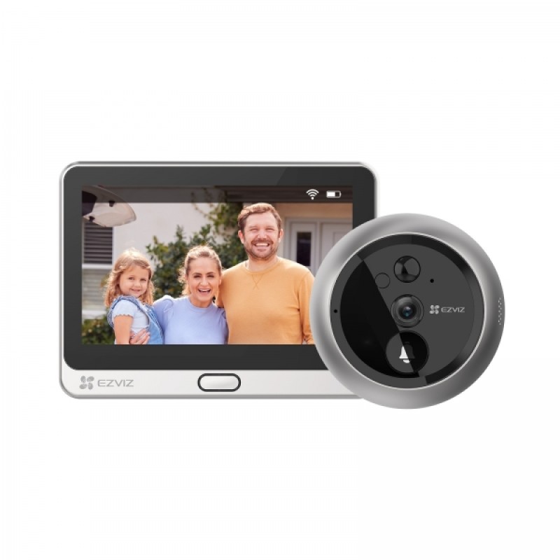Ezviz CS-DP2C Vizor video Wi-Fi pentru ușă „două în unu”