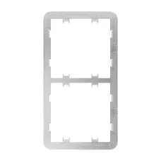 Ajax Frame (2 seats) vertical [55] Cadru pentru două întrerupătoare/prize