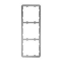 Ajax Frame (3 seats) vertical [55] Cadru pentru trei întrerupătoare/prize verticale