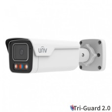 IP камера UNV IPC2B18SS-ADF28KMC-I1 Tri-Guard, 8MP, 2.8mm, IR30m, WL30m, Two-way Audio, mSD, PoE, IP67