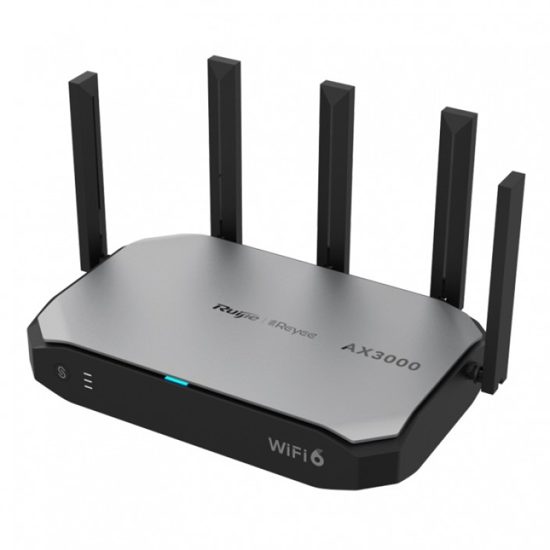 Ruijie Reyee RG-EG105GW-X Router wireless Mesh WiFi, WiFi 6, 2.4/5GHz, max. 2976Mbps, 4xLAN, 1xWAN, gestionat prin cloud