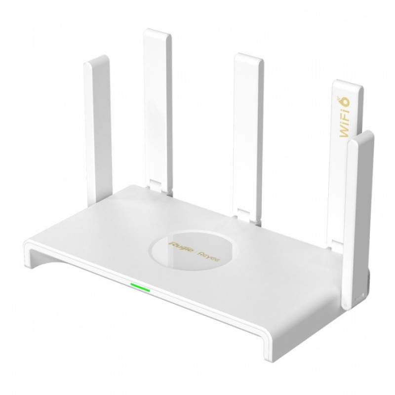 Ruijie Reyee RG-EW3000GX Router wireless Mesh WiFi, WiFi 6, 2.4/5GHz, max. 2400Mbps, 3xLAN, 1xWAN, gestionat prin cloud