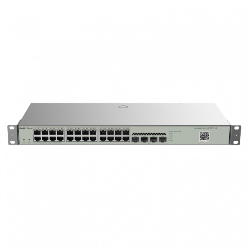 Ruijie Reyee RG-NBS3100-24GT4SFP-V2 Switch 24xLAN Gigabit, 4xSFP, gestionat prin cloud, Layer 2