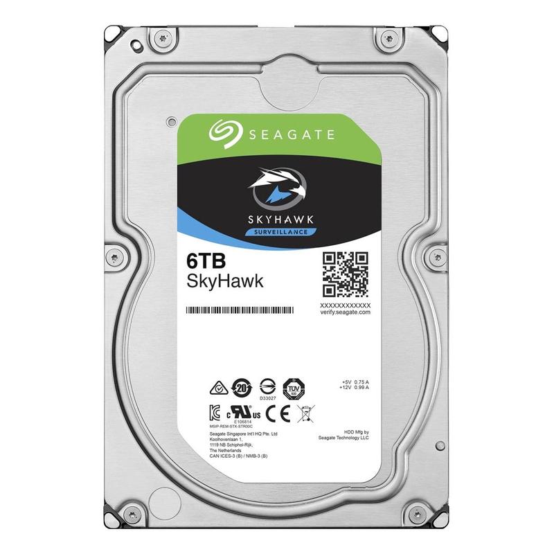 Seagate ST6000VX008 Surveillance HDD 6TB Hard Drive SkyHawk