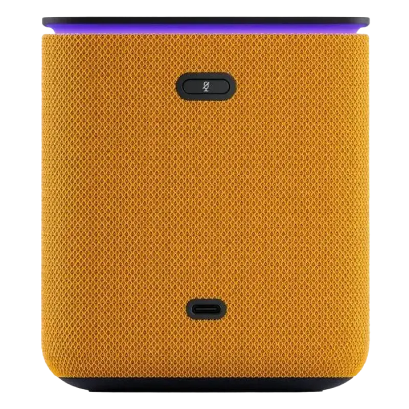 Yandex Station Midi YNDX-00054, YandexGPT, Zigbee, Orange - Boxe inteligente