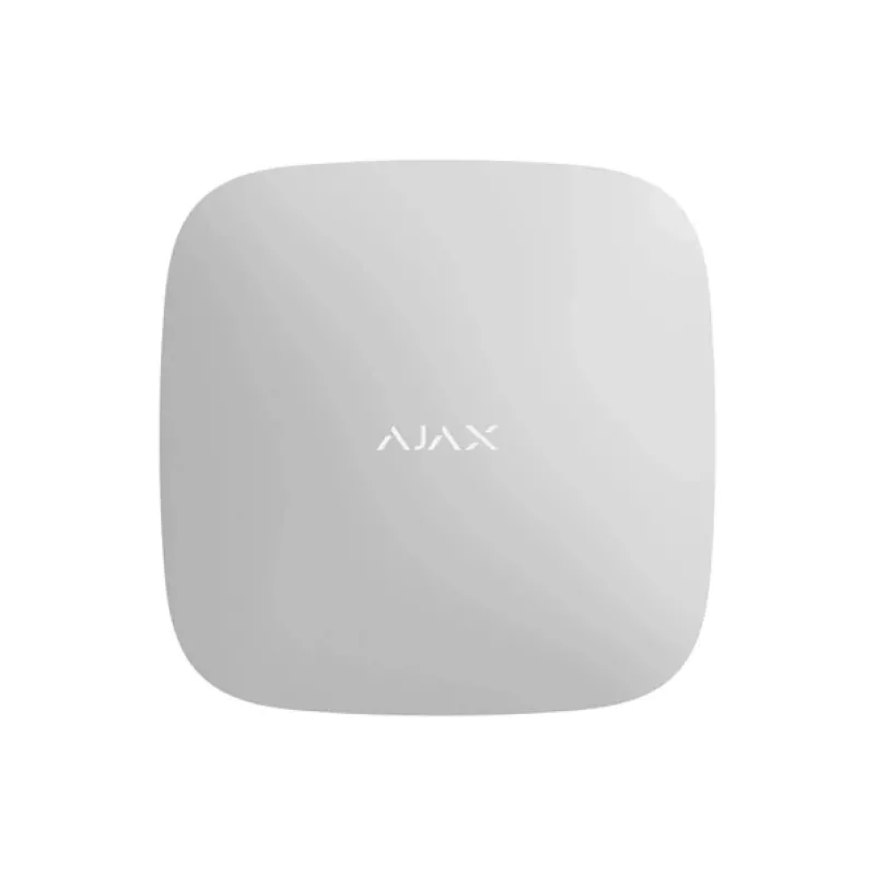 Ajax Hub 2 Plus EU White este unitatea centrală a sistemului de securitate Ajax, de culoare albă.