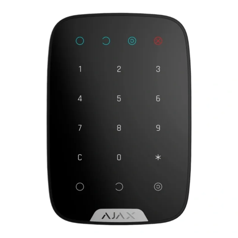 Ajax KeyPad Black Tastatură tactilă fără fir