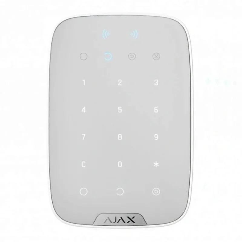 Ajax Keypad Plus (8EU) White Tastatură tactilă fără fir