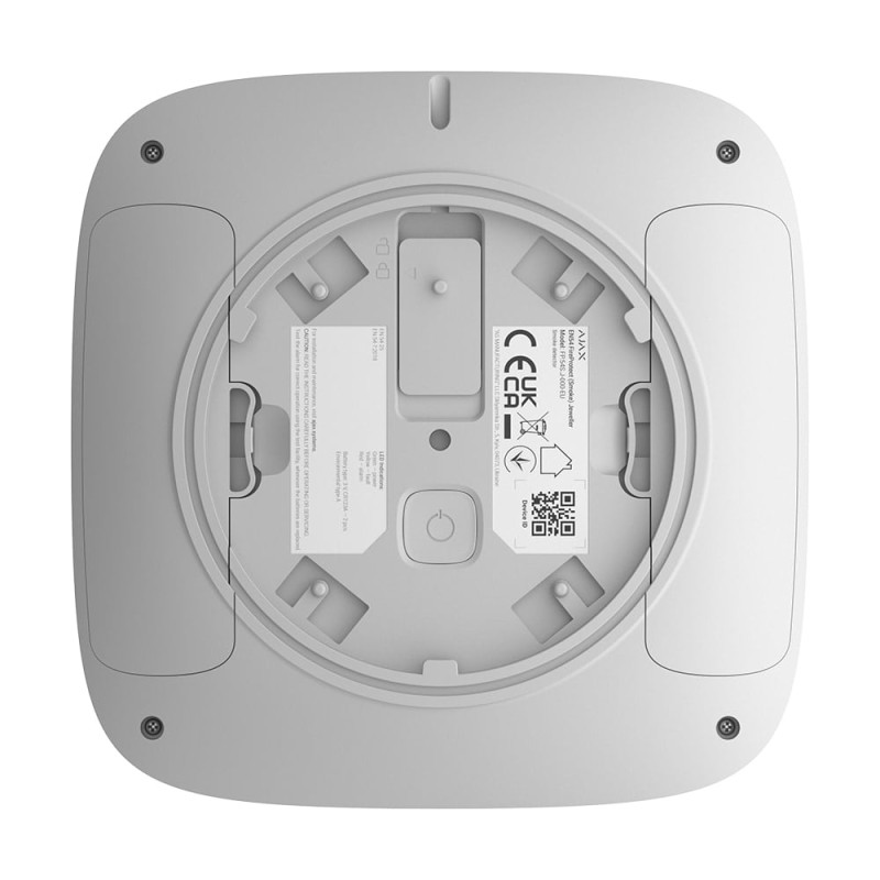 Ajax EN54 FireProtect (Smoke) Jeweller White — Detector wireless de fum adresabil