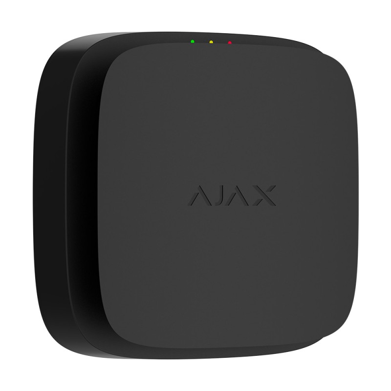 Ajax EN54 FireProtect (Smoke/Sounder) Jeweller Black — Detector wireless de fum adresabil, combinat cu sirenă sonoră