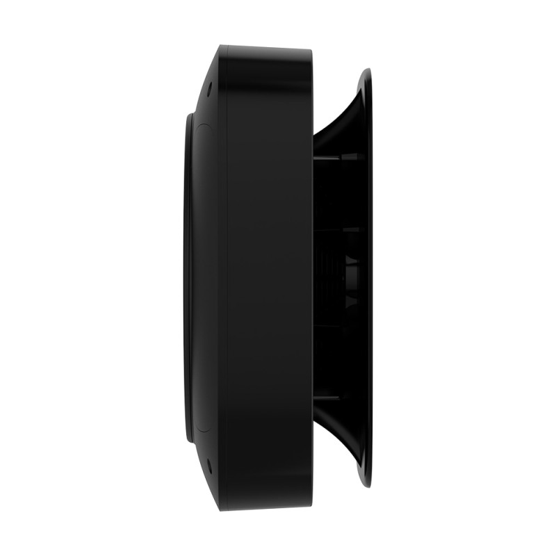 Ajax EN54 FireProtect (Smoke/Sounder) Jeweller Black — Detector wireless de fum adresabil, combinat cu sirenă sonoră