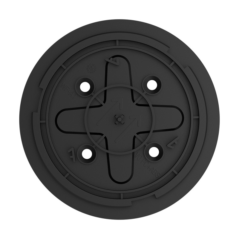 Ajax EN54 FireProtect (Smoke/Sounder) Jeweller Black — Detector wireless de fum adresabil, combinat cu sirenă sonoră