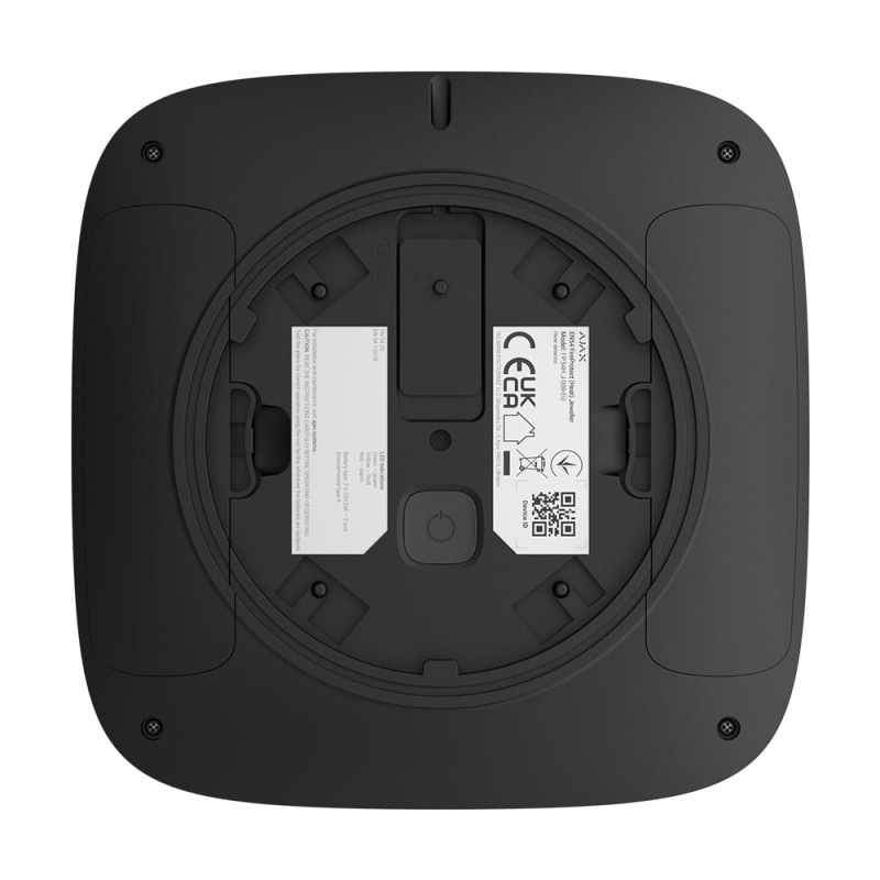 Ajax EN54 FireProtect (Heat) Jeweller Black — Detector wireless de căldură adresabil