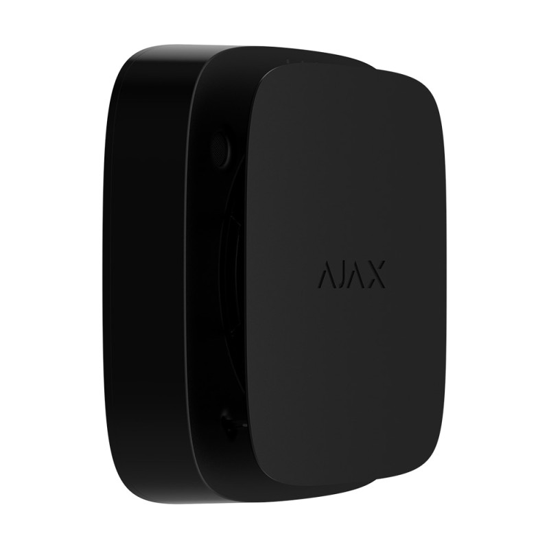 Ajax EN54 FireProtect (Heat/Sounder) Jeweller Black — Detector wireless de căldură adresabil, combinat cu sirenă sonoră