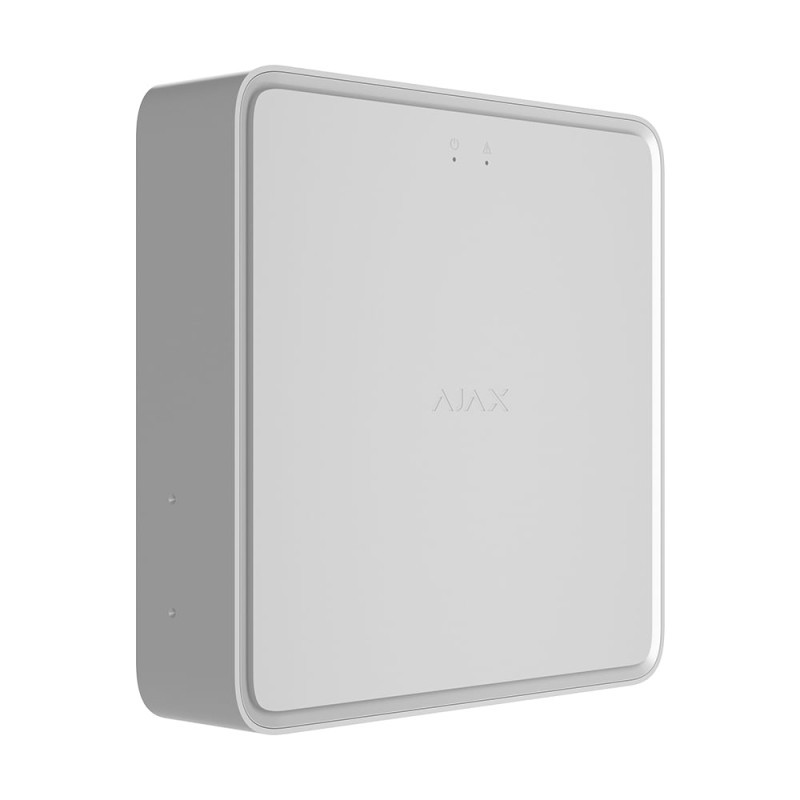 Ajax EN54 Fire ReX Jeweller White — Repeater wireless adresabil pentru sistem de alarmă la incendiu
