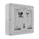 Ajax EN54 Fire Hub Jeweller White — Dispozitiv wireless cu Wi-Fi, 2G/4G, Ethernet, suport pentru până la 200 de dispozitive și 40 de zone de incendiu