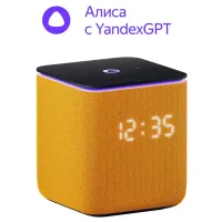 Yandex Station Midi YNDX-00054, YandexGPT, Zigbee, Оранжевый - Умная колонка 