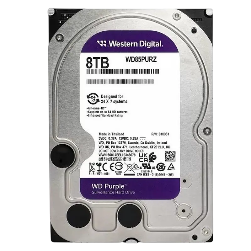 Жесткий диск Western Digital WD Purple 8 TБ