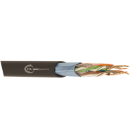Уличный, экранированный, 4-парный FTP-кабель Cablu Cat 5e FTP 4*2*24 AWG Cu PE outdoor