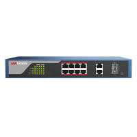 Hikvision DS-3E1310P-E Switch POE cu 8 porturi cu control web