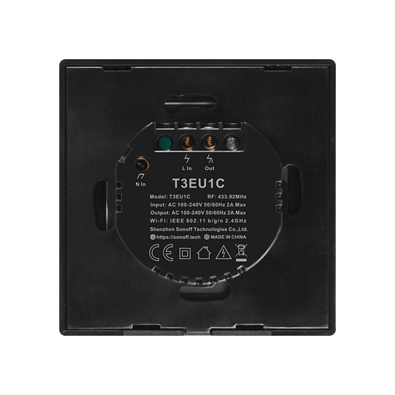 Sonoff T3EU1C Împulsator tactil cu o singură tastă