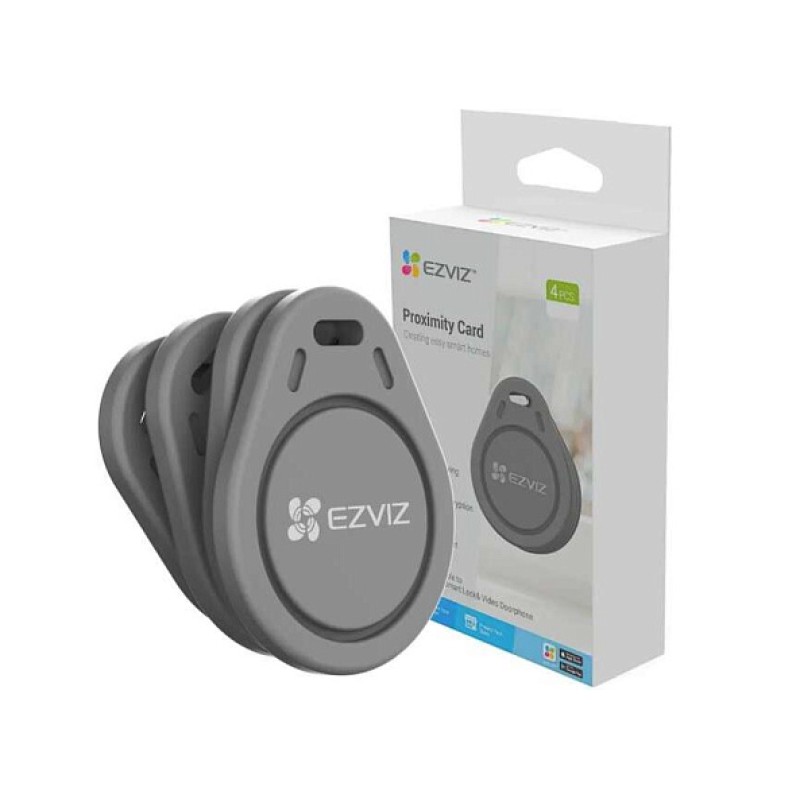 Ezviz CS-DL-IC-CPU-R200-GR Set de 4 brelocuri fără contact