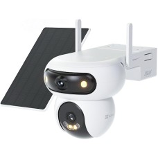 Ezviz 8W CS-CB90x/SP-R100 Kit autonom de supraveghere IP PT 4 MP + 4 MP cu cameră 4G și panou solar (2.8 / 6 mm)