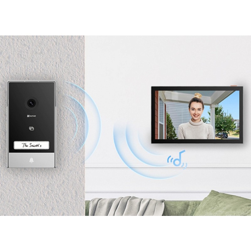 Ezviz CS-HP7-R105-1W2TFC (HP7 2K) Комплект умной видео домофонии 